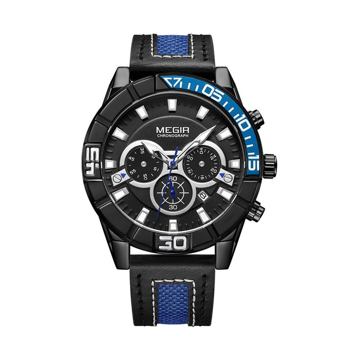 

Часы Megir Blue Black MG2066 (ML2066G-BK-1)