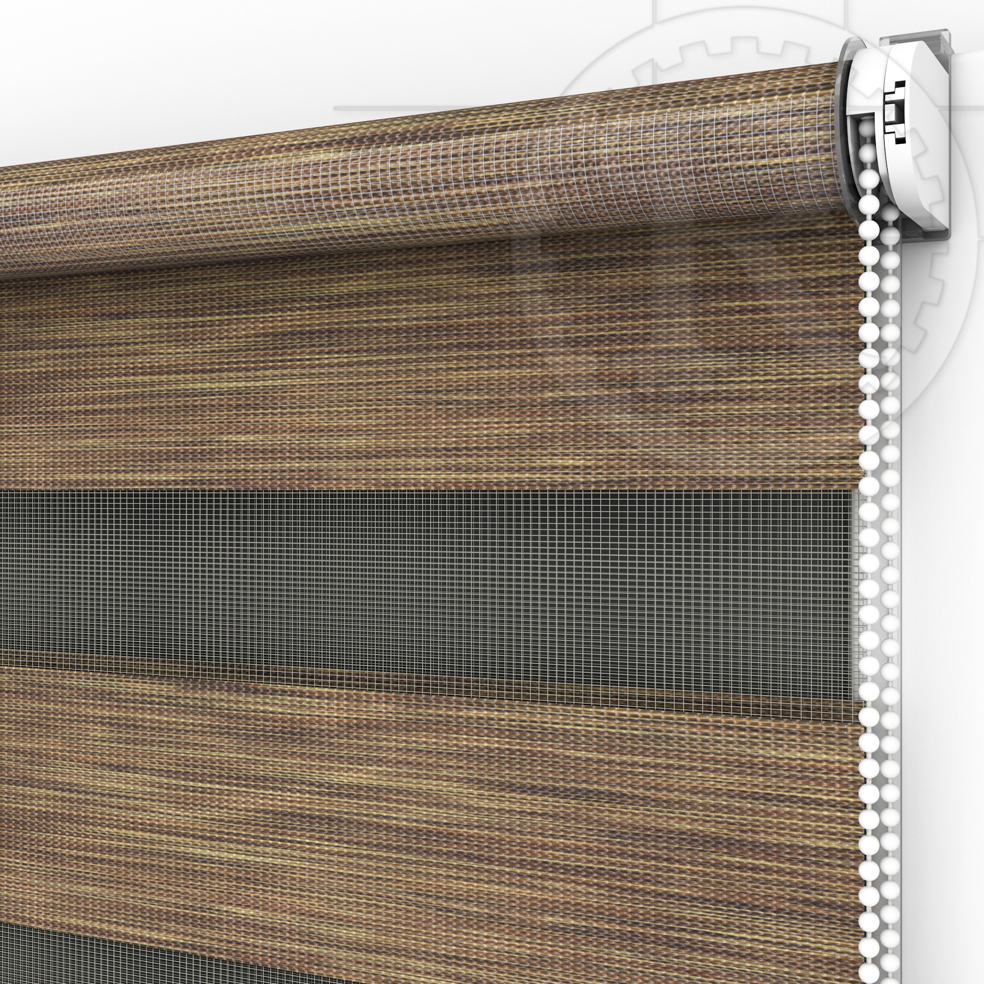

Жалюзи День-Ночь Bahama 2705 Walnut 150 x 200 см