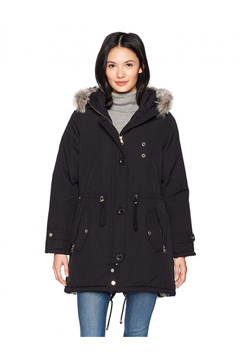 

Парка женская Steve Madden Talson Parka Jacket размер S цвет Черный (CW-0005)