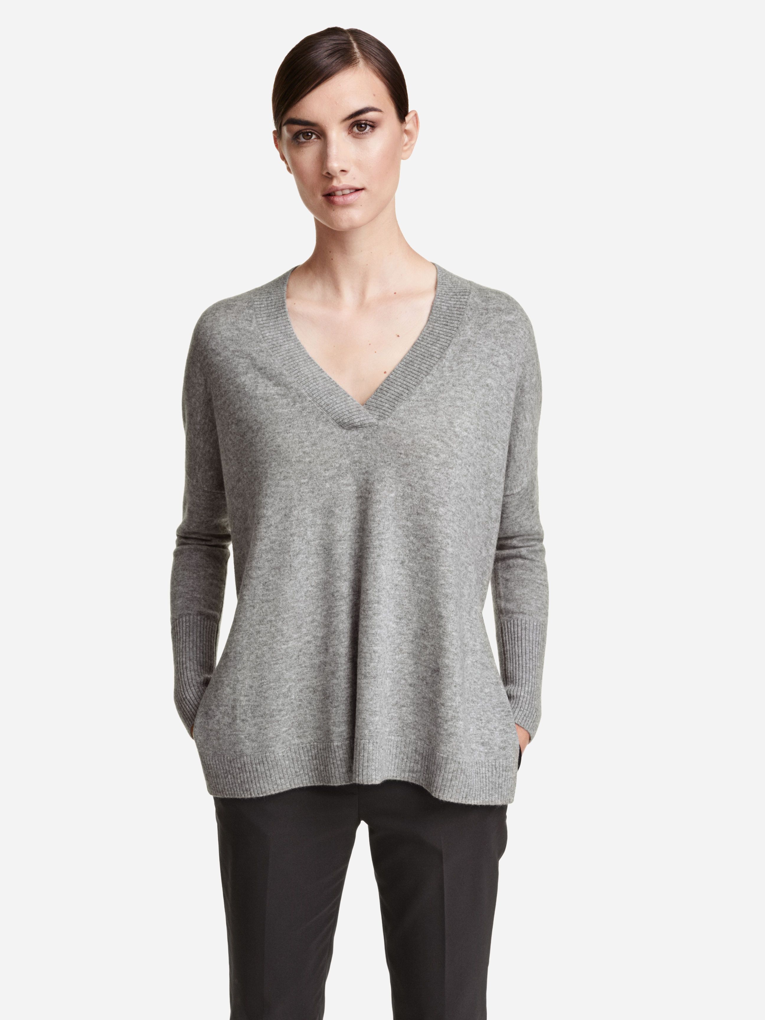 

Пуловер H&M XAZ000739QRWG M Темно-серый
