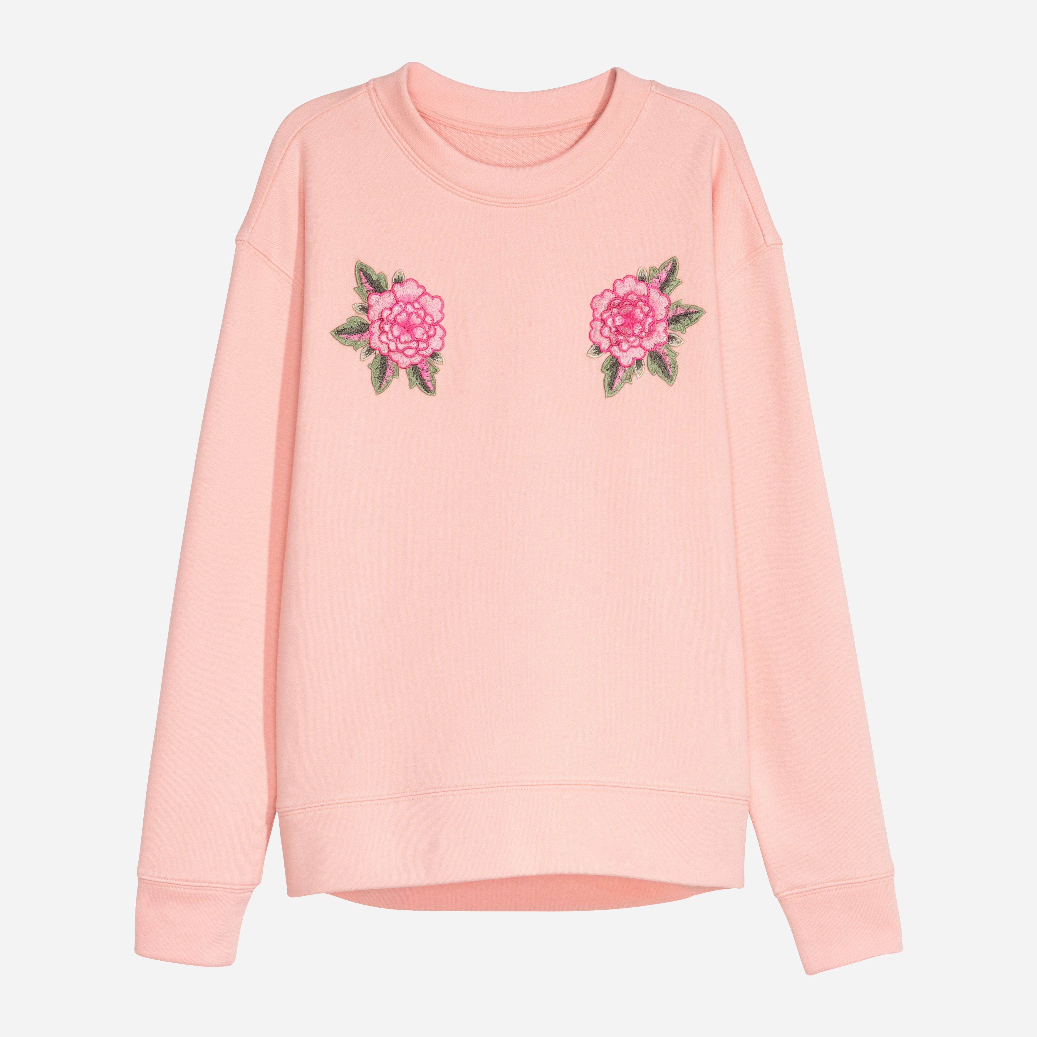 

Свитшот H&M XAZ094023IFWS S Бледно-розовый