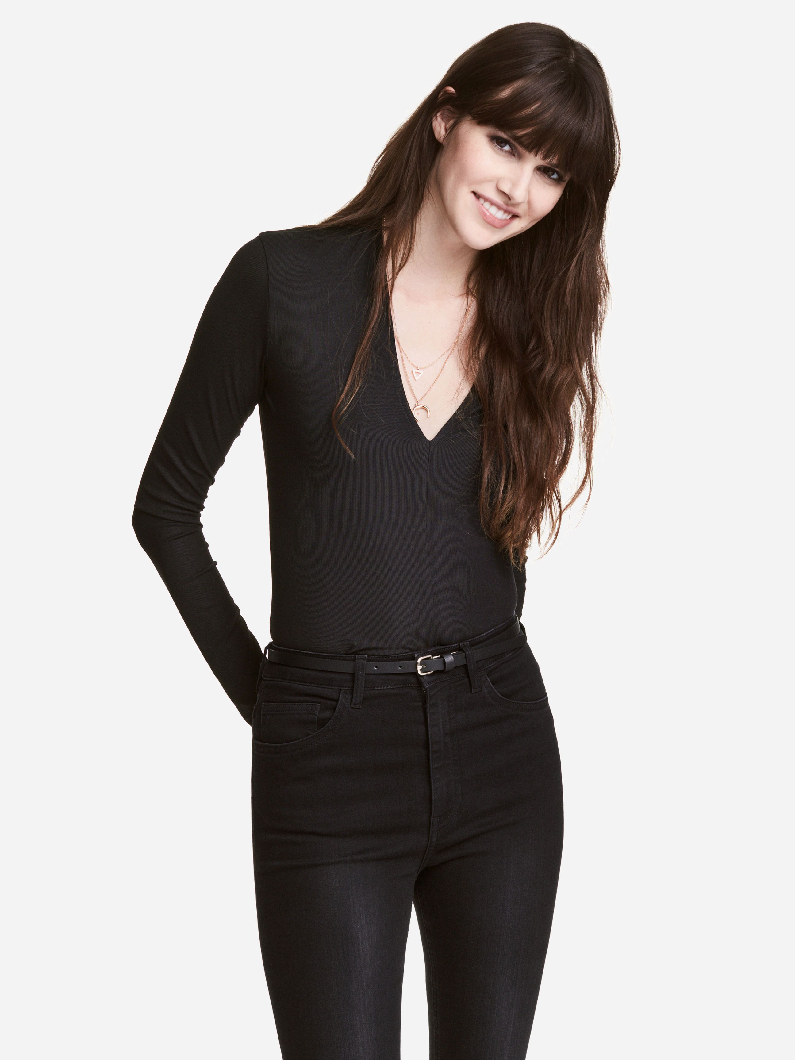 

Лонгслив H&M XAZ044941ODWD  Черный, Лонгслив H&M XAZ044941ODWD XL Черный