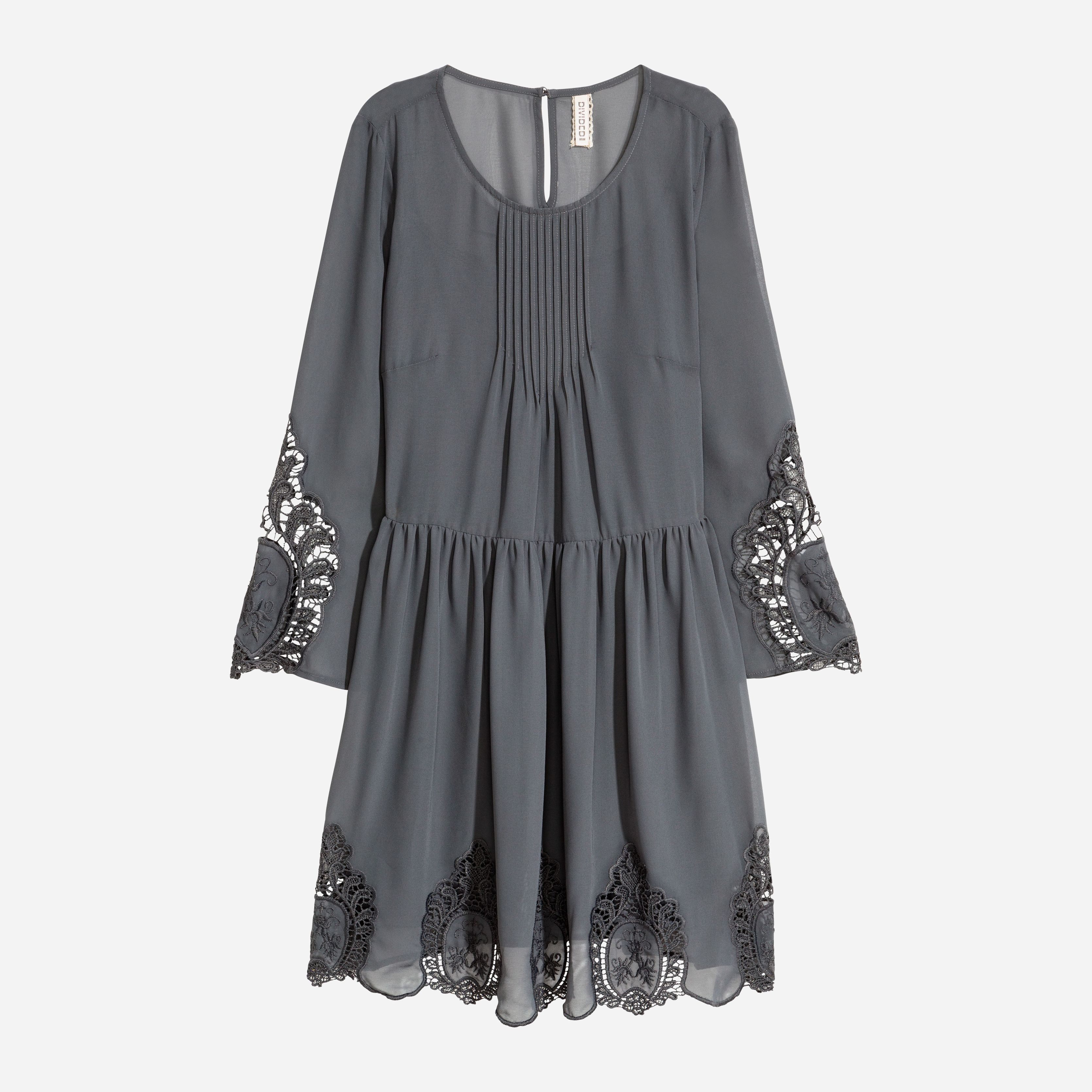 

Платье H&M XAZ081641JGZS  Серое, Платье H&M XAZ081641JGZS 32 Серое