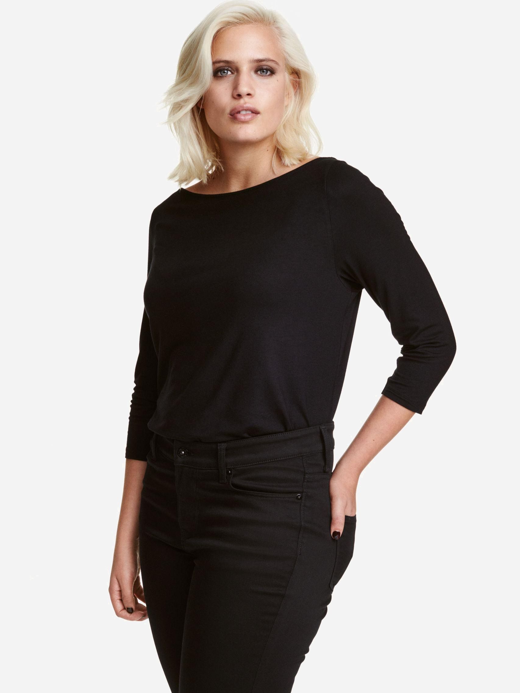 

Лонгслив H&M XAZ147679YDDJ  Черный, Лонгслив H&M XAZ147679YDDJ XL Черный