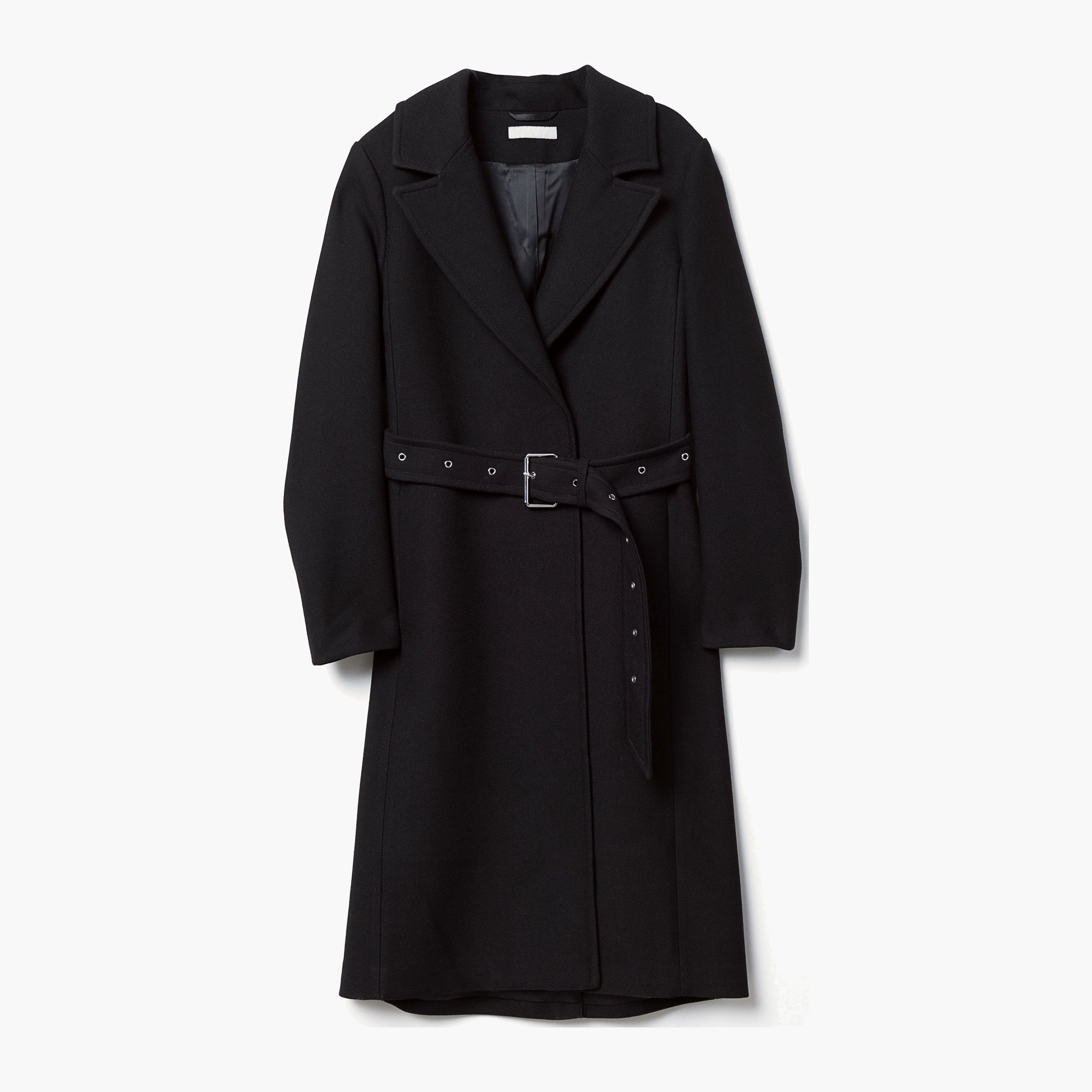 

Пальто H&M XAZ181079UWQD 34 Черное