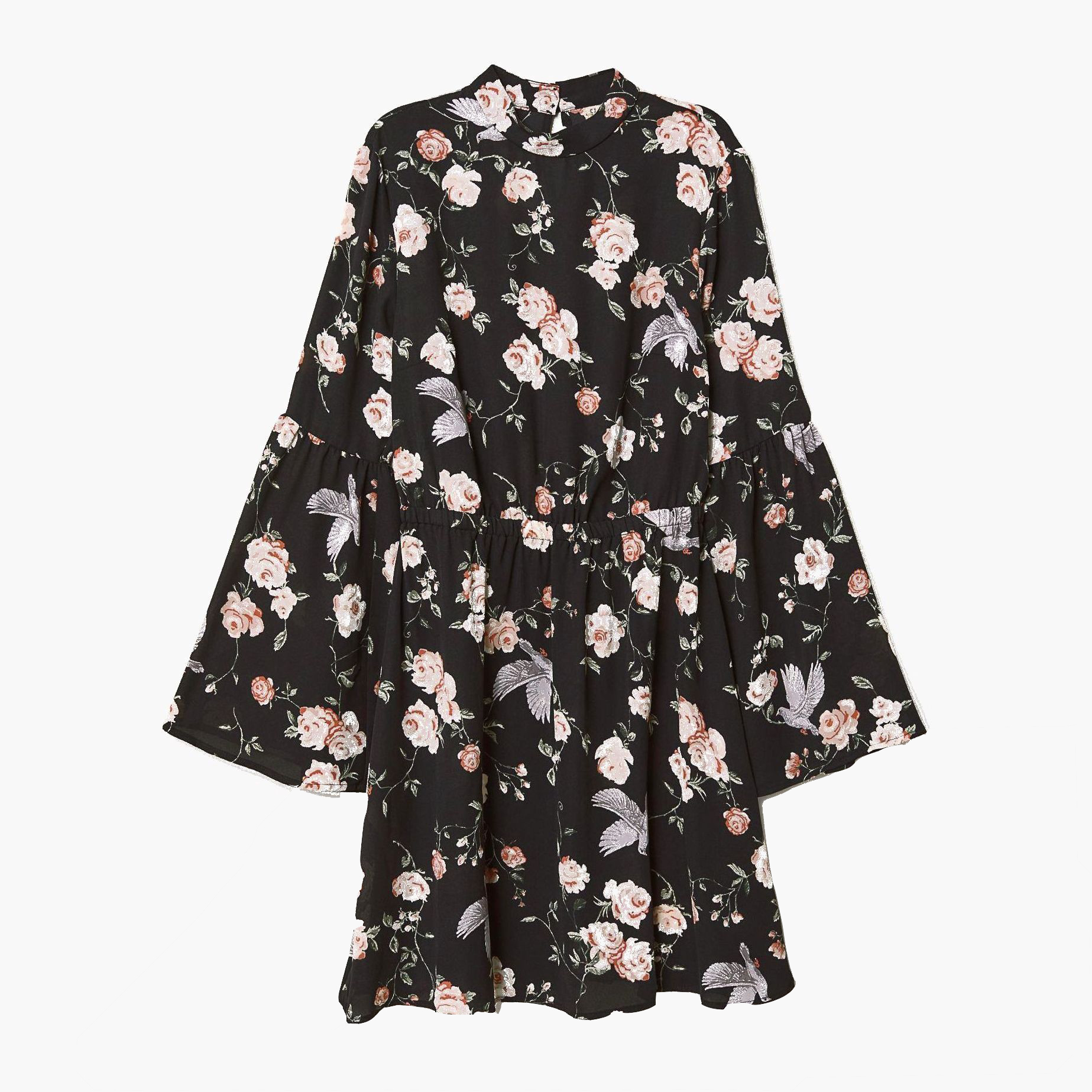 

Платье H&M XAZ137628SVDF  Черное с разноцветным, Платье H&M XAZ137628SVDF 40 Черное с разноцветным