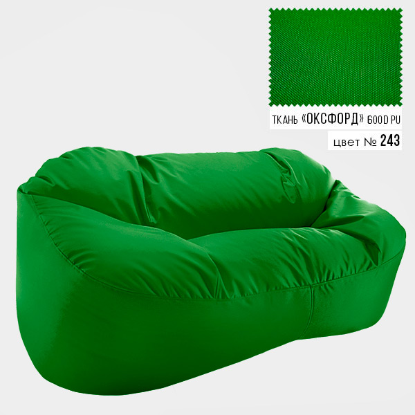 

Диван Бескаркасный 175x120x90 Зелёный (Оксфорд 600D)