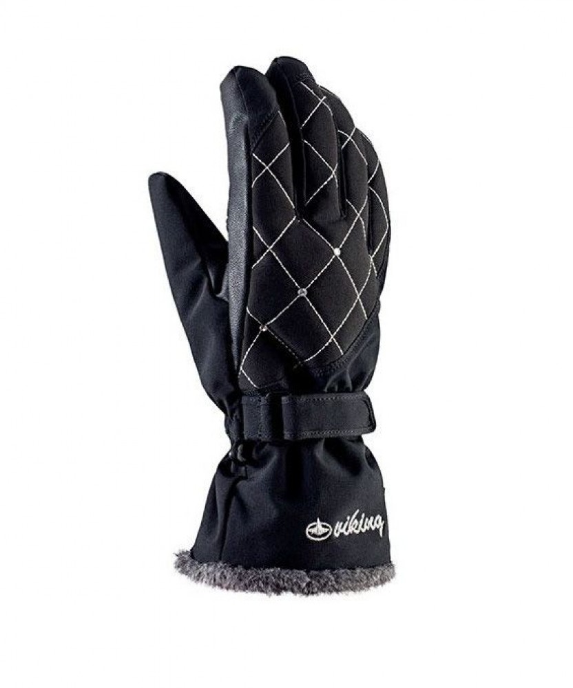 

Рукавицы горнолыжные женские Viking Crystal 6 Black 09 перчатки черный размер XS