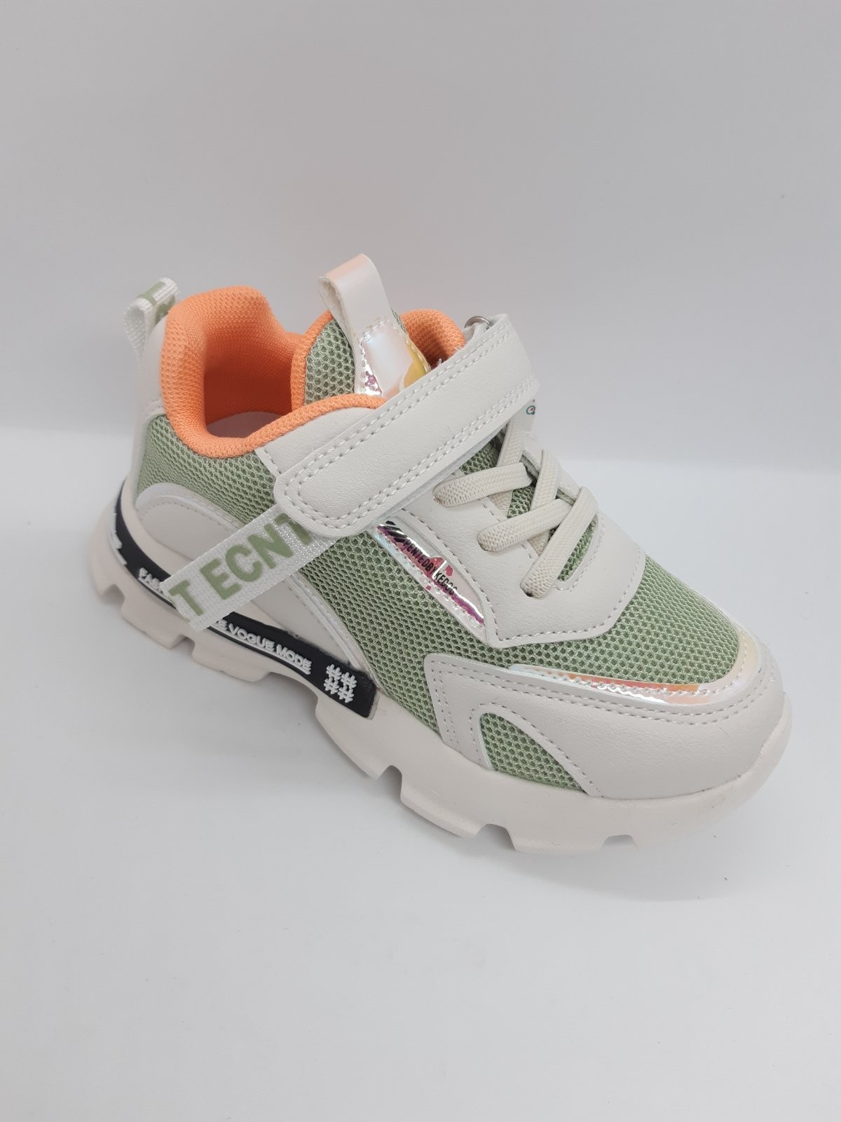 

Кроссовки на девочку Jong Golf белые с зеленым светятся в темноте Kr-0007 28 р 18 см