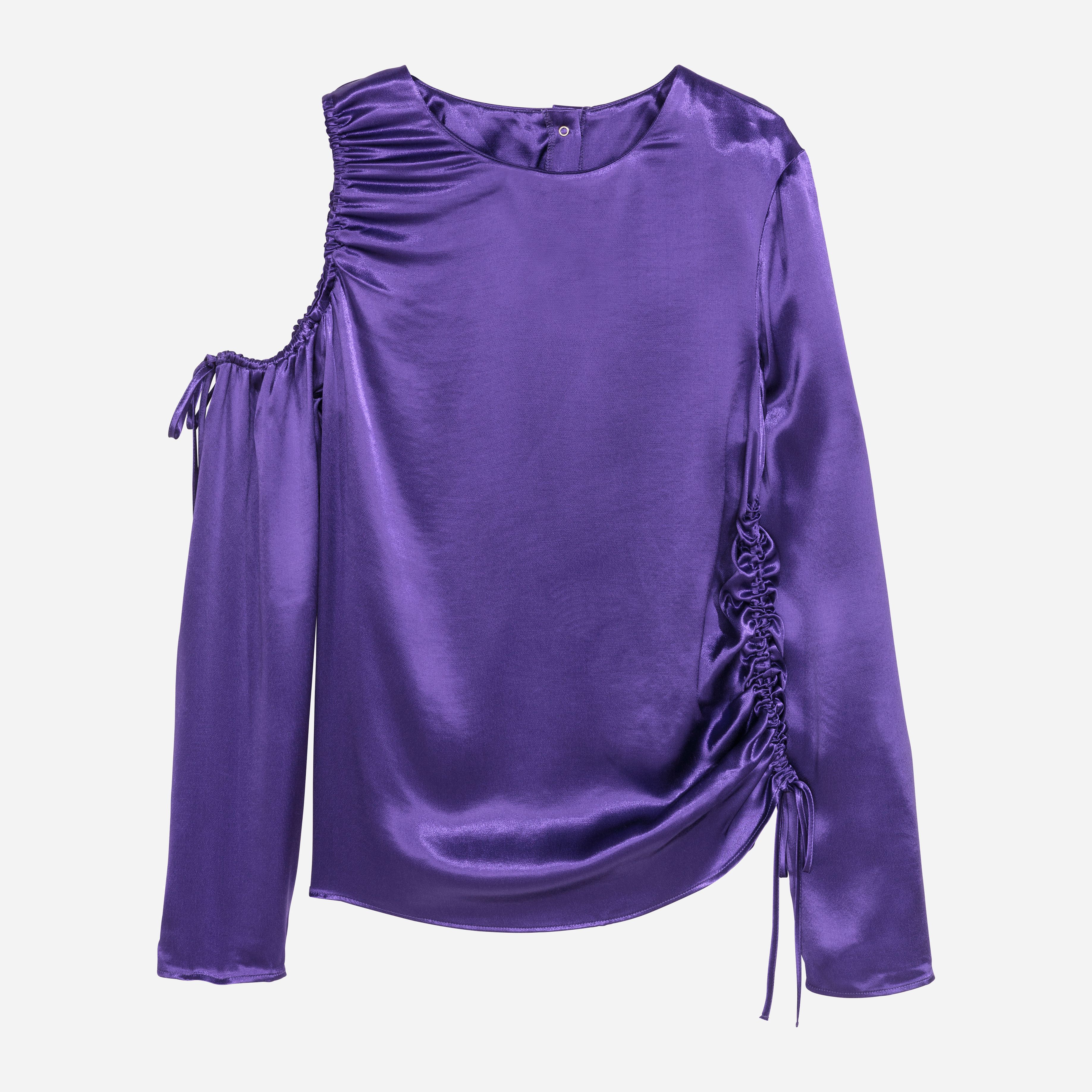 

Блузка H&M XAZ091819UUNR  Темно-фиолетовая, Блузка H&M XAZ091819UUNR 38 Темно-фиолетовая