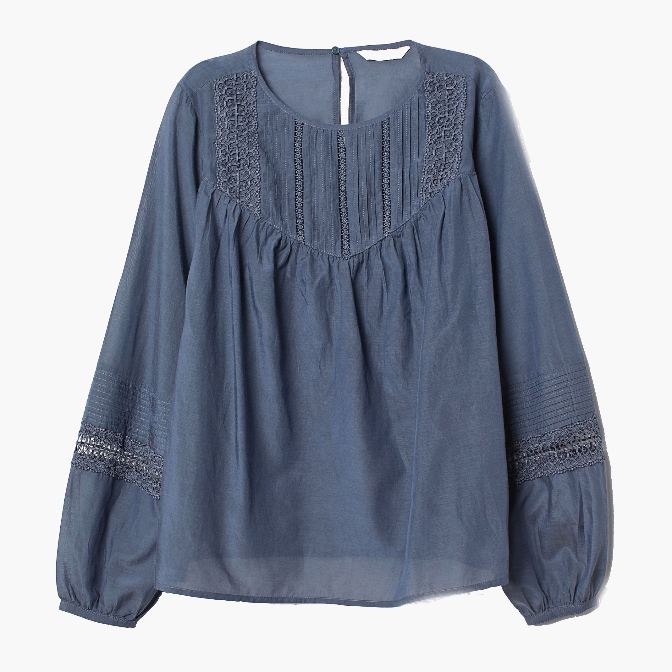 

Блузка H&M XAZ143210GYRM  Темно-синяя, Блузка H&M XAZ143210GYRM 44 Темно-синяя
