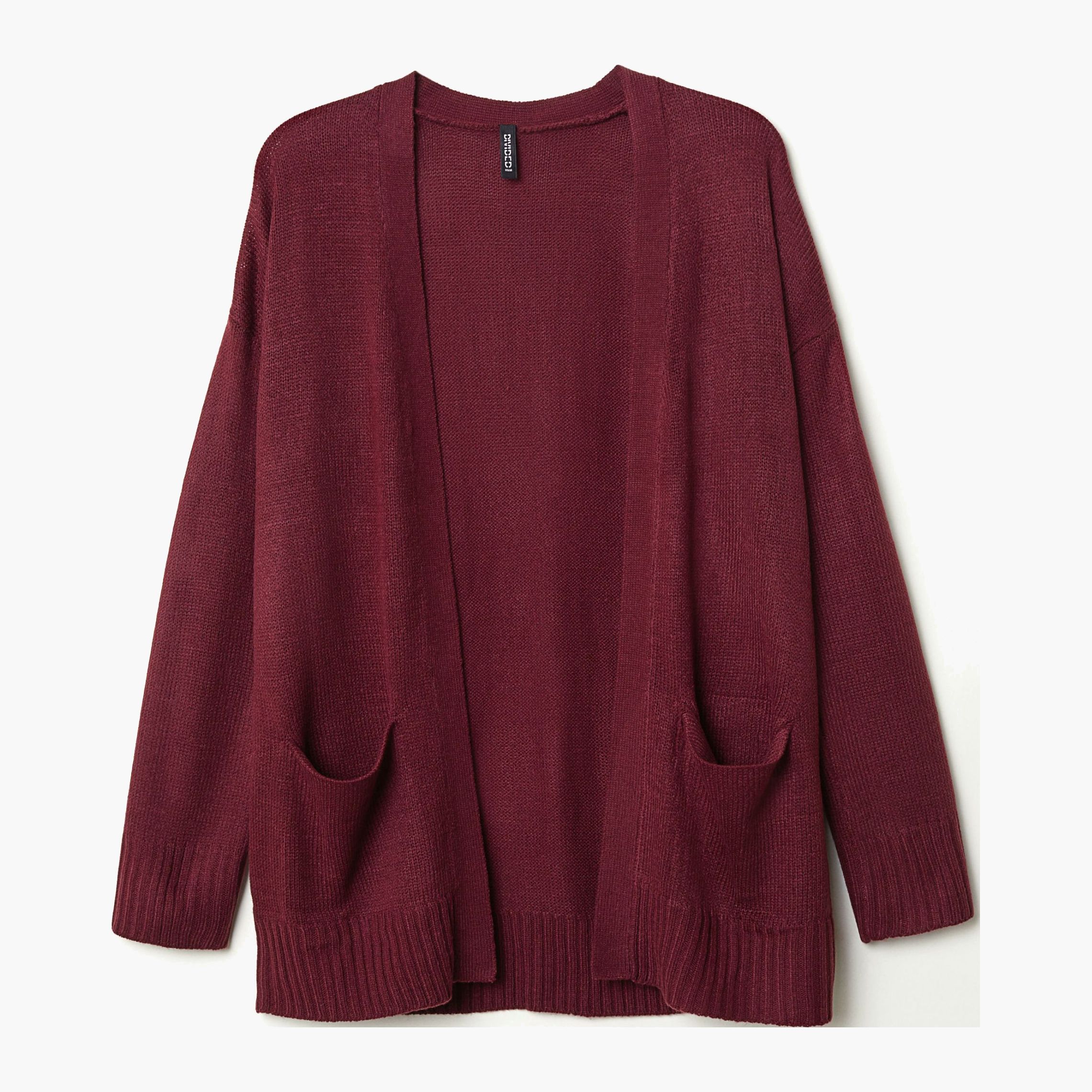 

Кардиган H&M XAZ122656OTFO S Бордовый