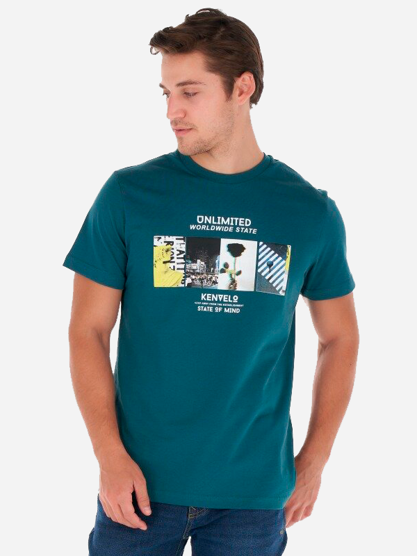 

Футболка Kenvelo 10105842-62648  Deep Teal, Футболка Kenvelo 10105842-62648 XL Deep Teal