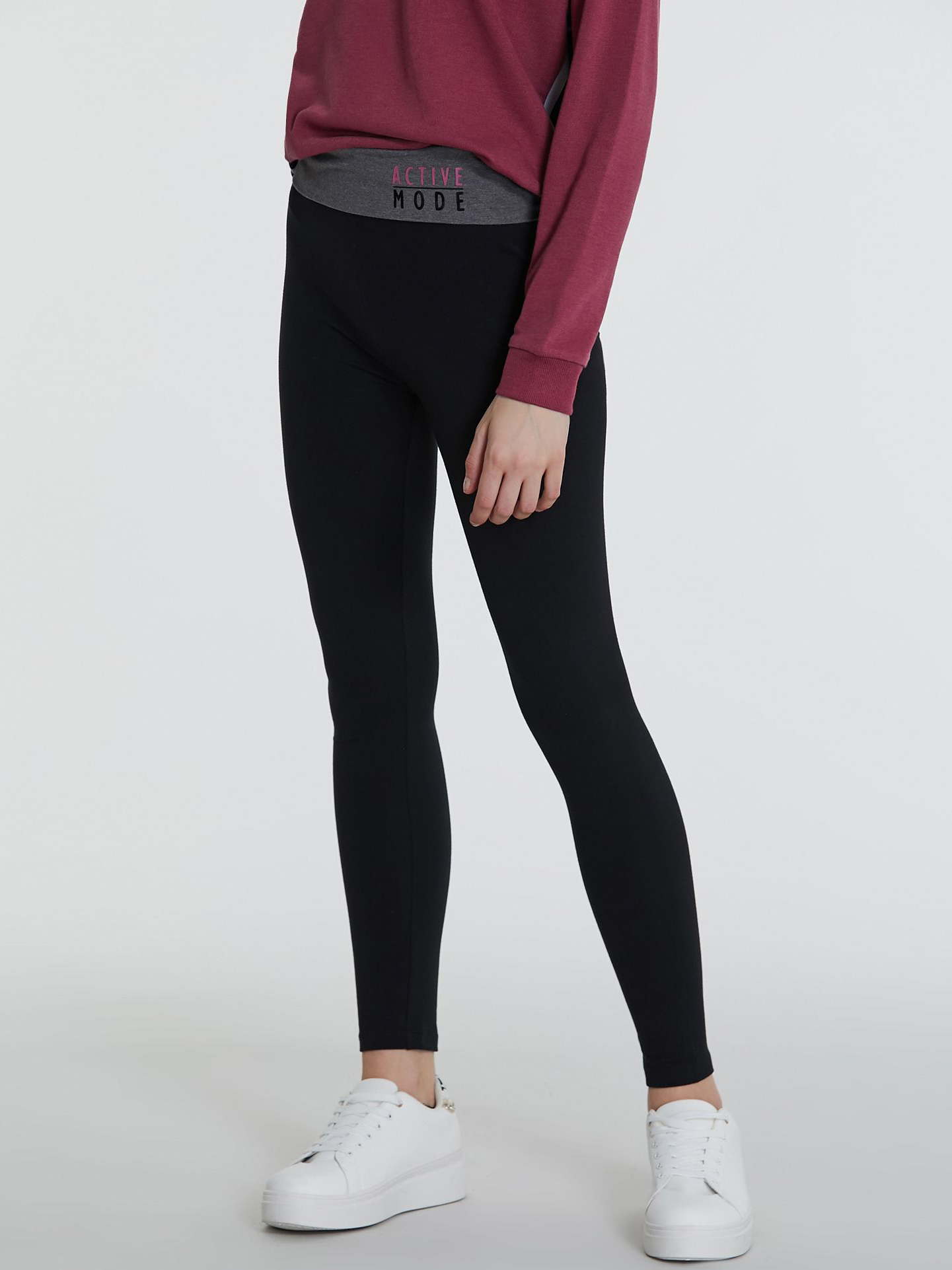 

Спортивные леггинсы Piazza Italia 45240-69296  Black-Grigio, Спортивные леггинсы Piazza Italia 45240-69296 S Black-Grigio