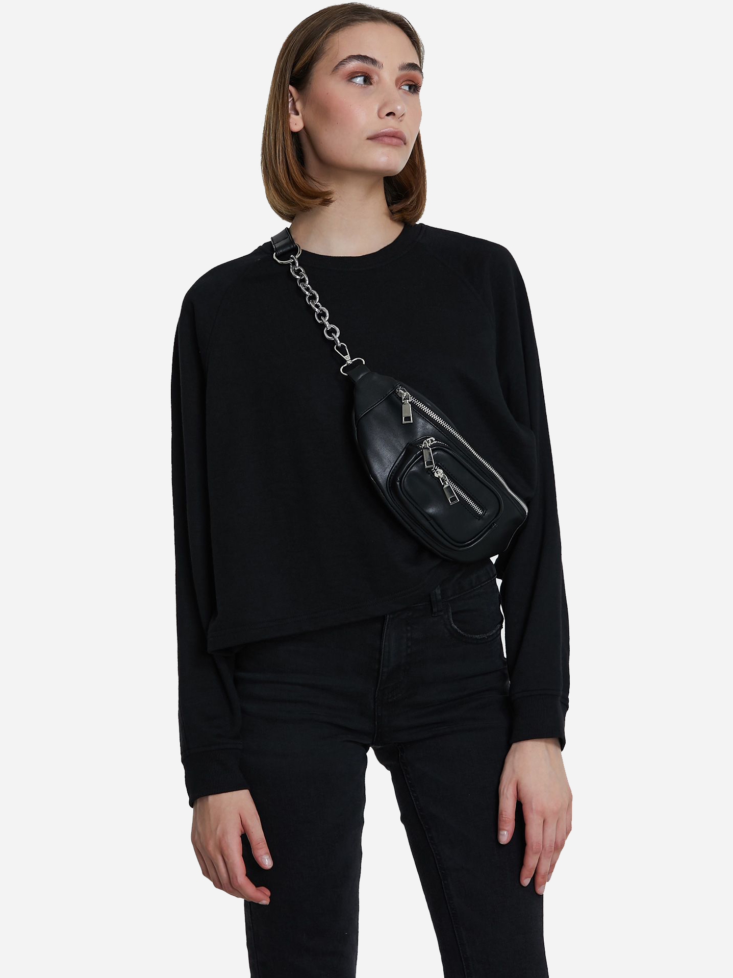 

Свитшот Piazza Italia 46362-3 - Black, Свитшот Piazza Italia 46362-3 S-M Black