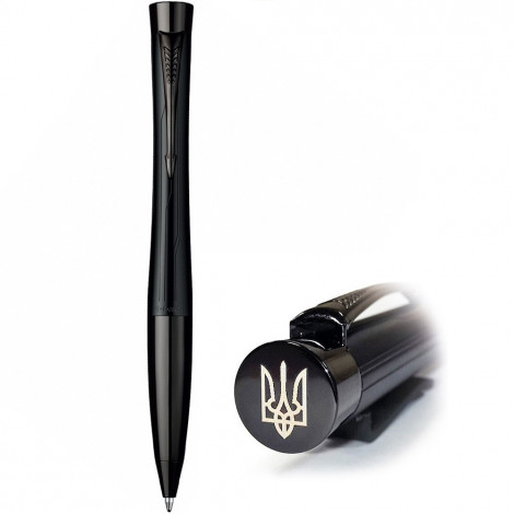

Шариковая ручка Parker URBAN Premium Matt Black BP Трезубец на торце 21 232M_TR