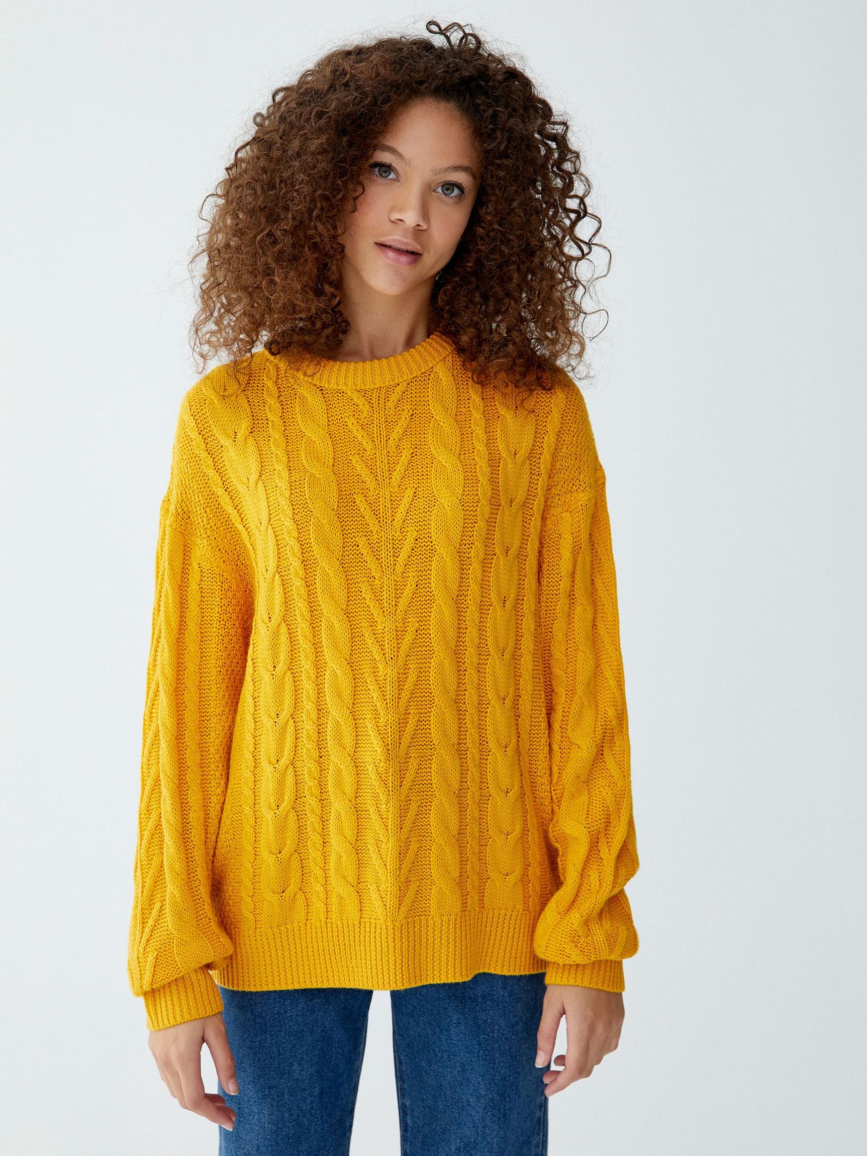 

Джемпер Pull & Bear XAZ203298XMMF  Желтый, Джемпер Pull & Bear XAZ203298XMMF L Желтый