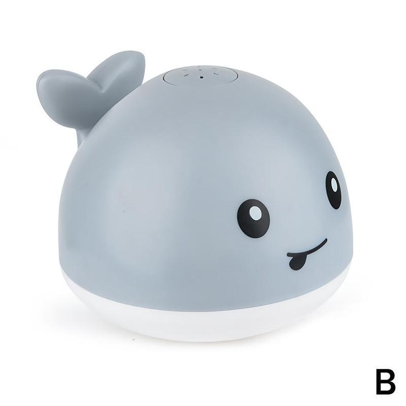 

Игрушка для ванной Qinye Toys Кит спрей светящийся с фонтаном Серый