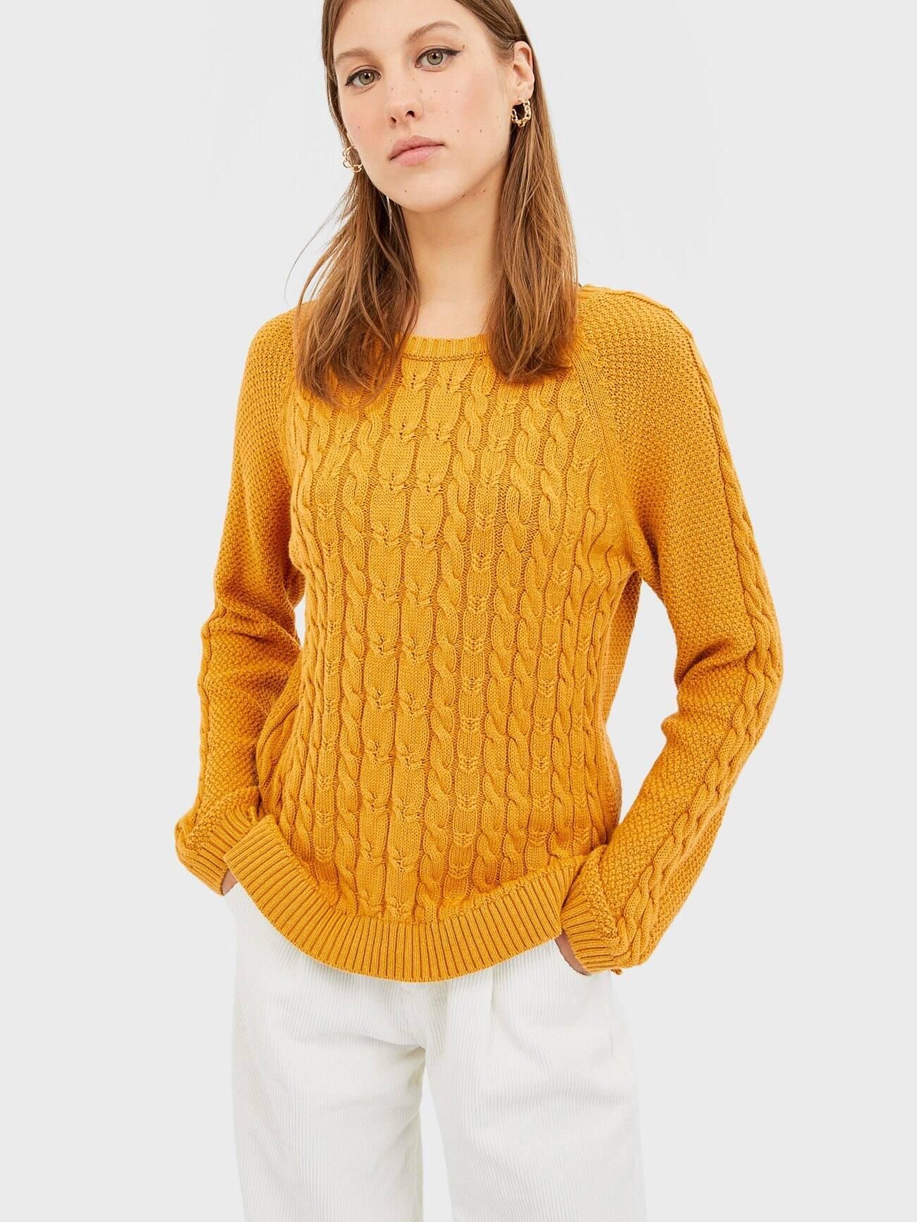 

Джемпер Stradivarius XAZ231189YTMB  Янтарный, Джемпер Stradivarius XAZ231189YTMB M Янтарный