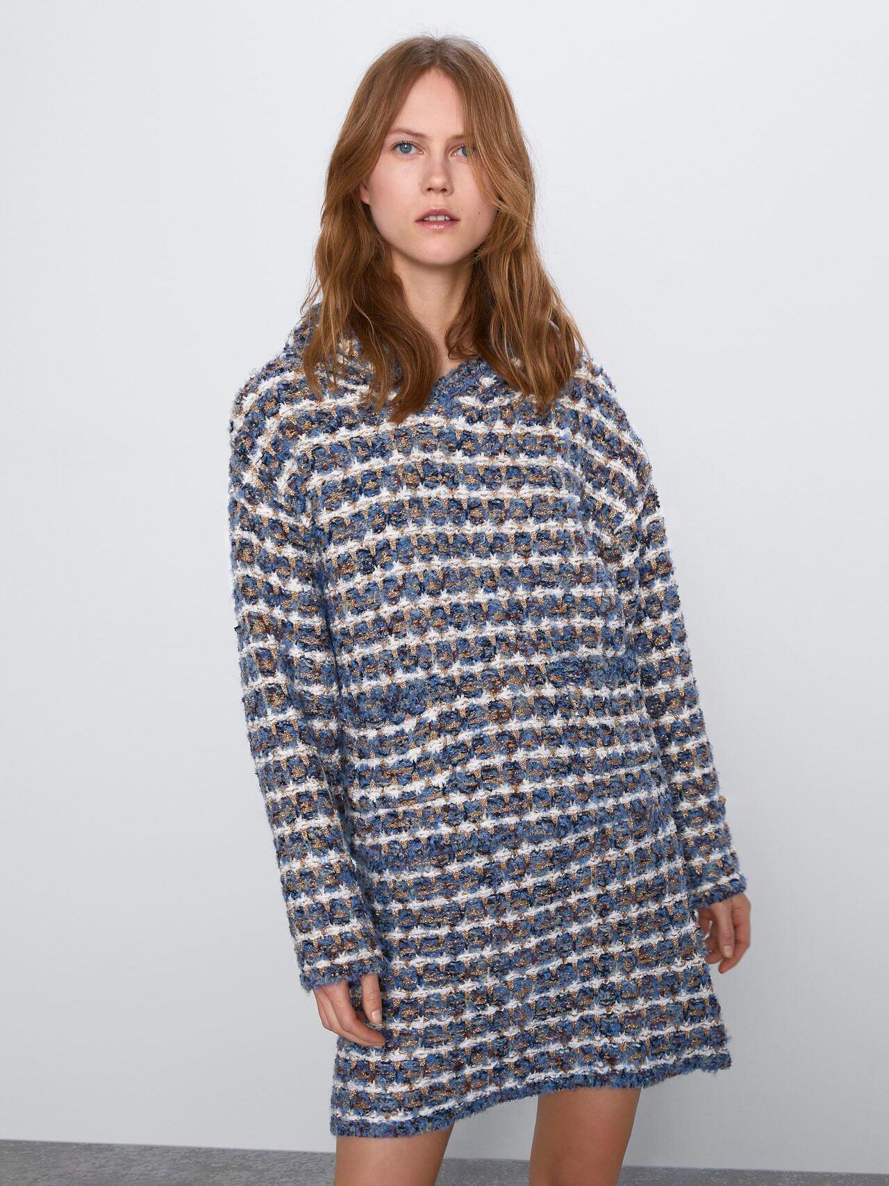 

Худи Zara XAZ266148OQLD  Синее с белым, Худи Zara XAZ266148OQLD M Синее с белым