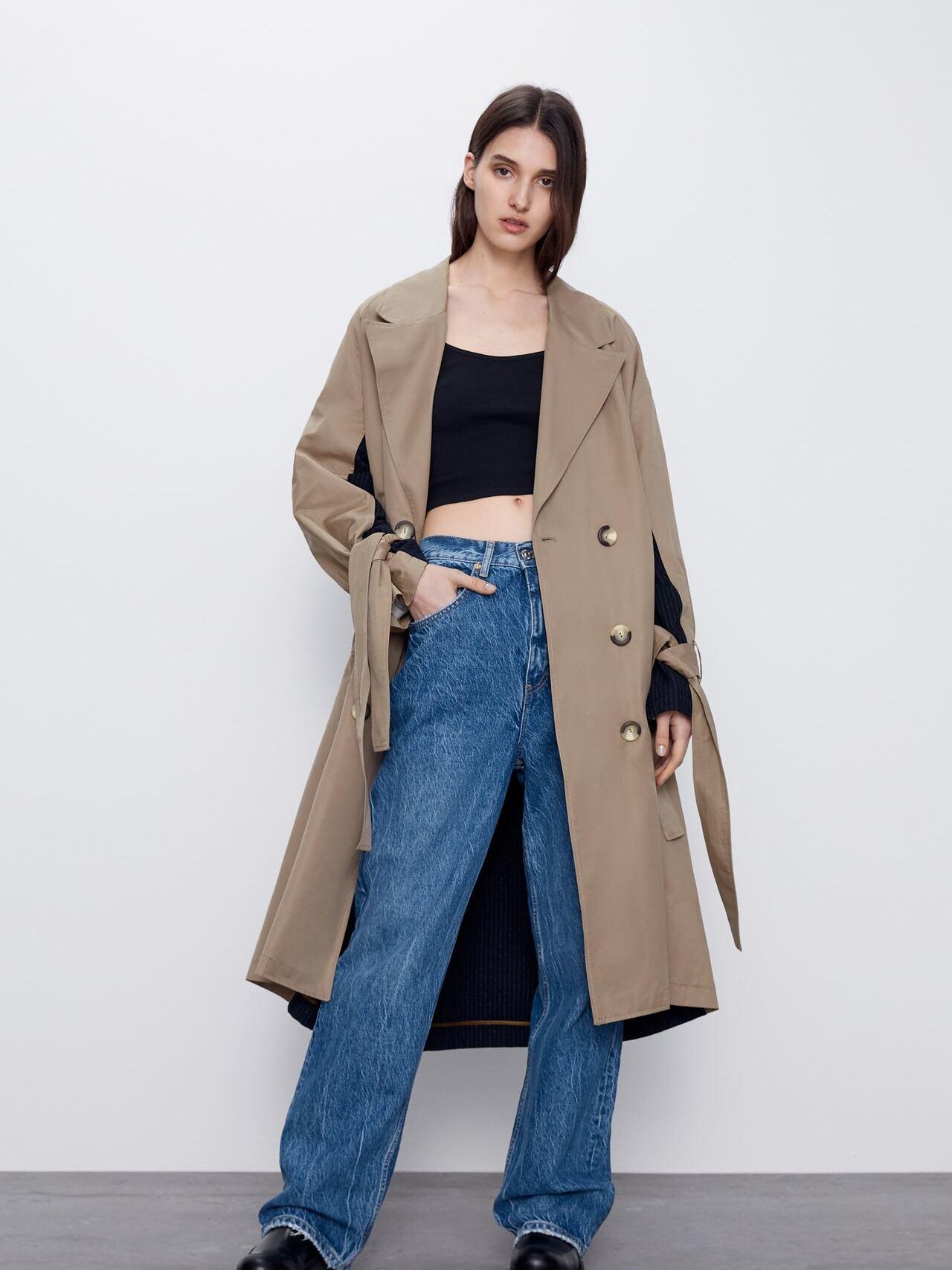 

Тренч Zara XAZ282258NAAK  Бежевый с темно-синим, Тренч Zara XAZ282258NAAK S Бежевый с темно-синим