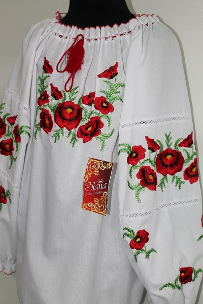 

Вишиванка для дівчинки Olana Галина маки 104