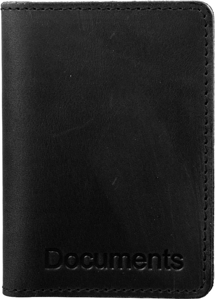 

Мужская обложка для документов кожаная DNK Leather DNK-minidoc-fileH-colJ Черная (2900000094550)