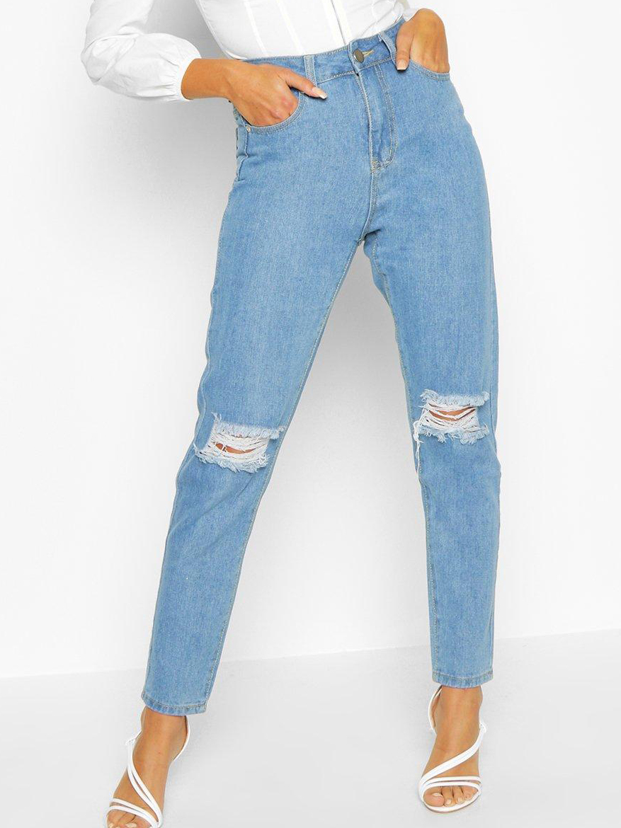 

Джинсы Boohoo bh04500090 38 Голубые
