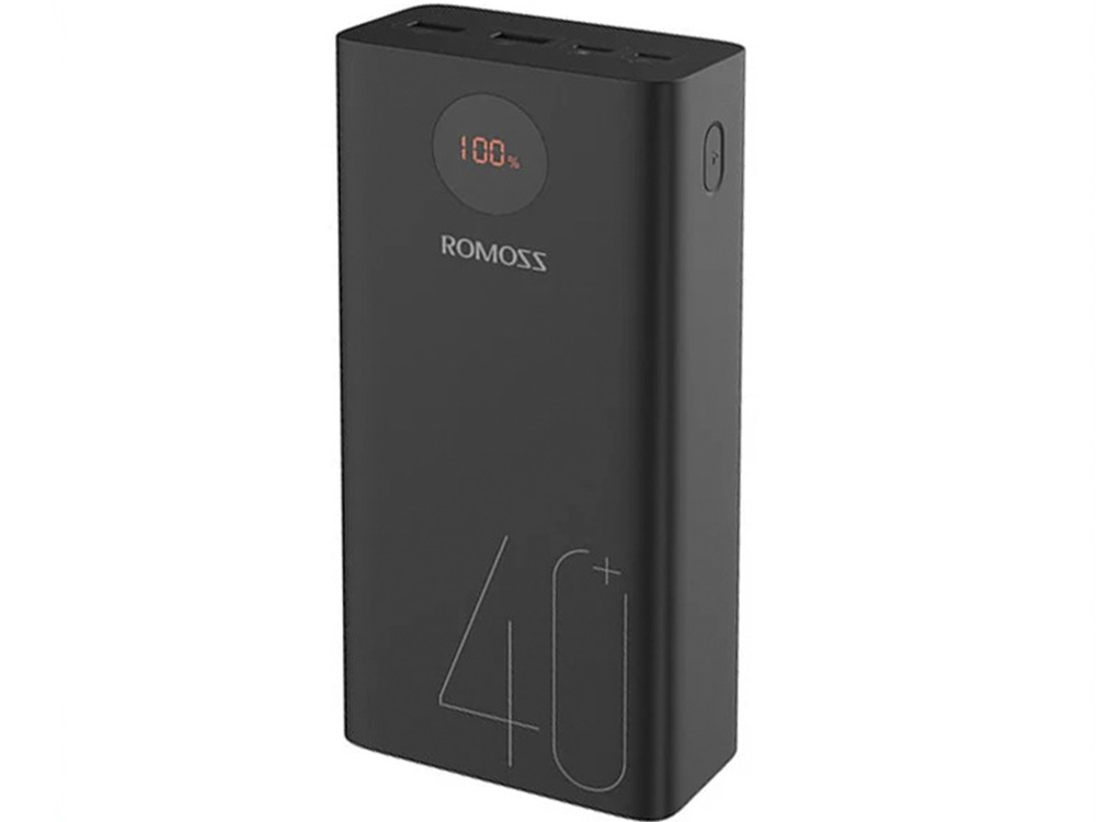 

Power Bank Romoss Zeus 40000 mAh QC3.0 Черный (1010-117-00)