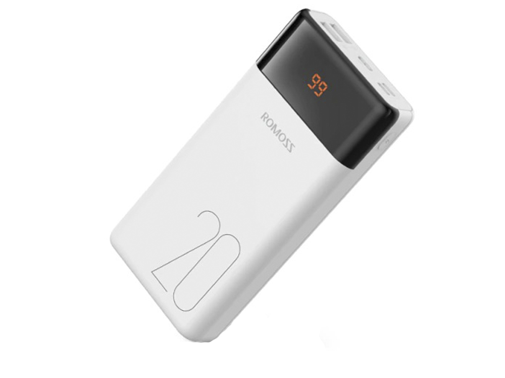 

Power Bank Romoss LT20 20000мАч 2xUSB Белый (1010-143-00)