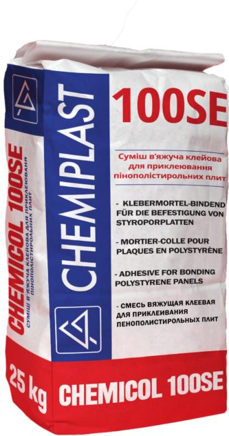 

Клей для приклеювання пінополістирольних плит Chemiplast Chemicol 100SE 25 кг (SKU_25146-mg)