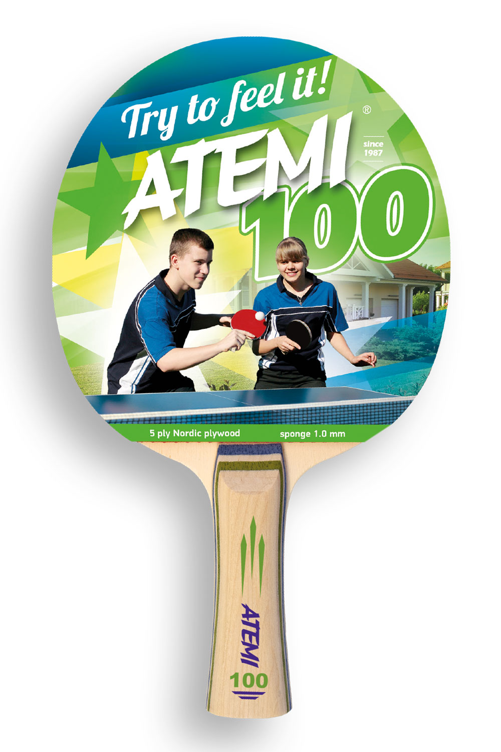 

Ракетка для настольного тенниса ATEMI 100