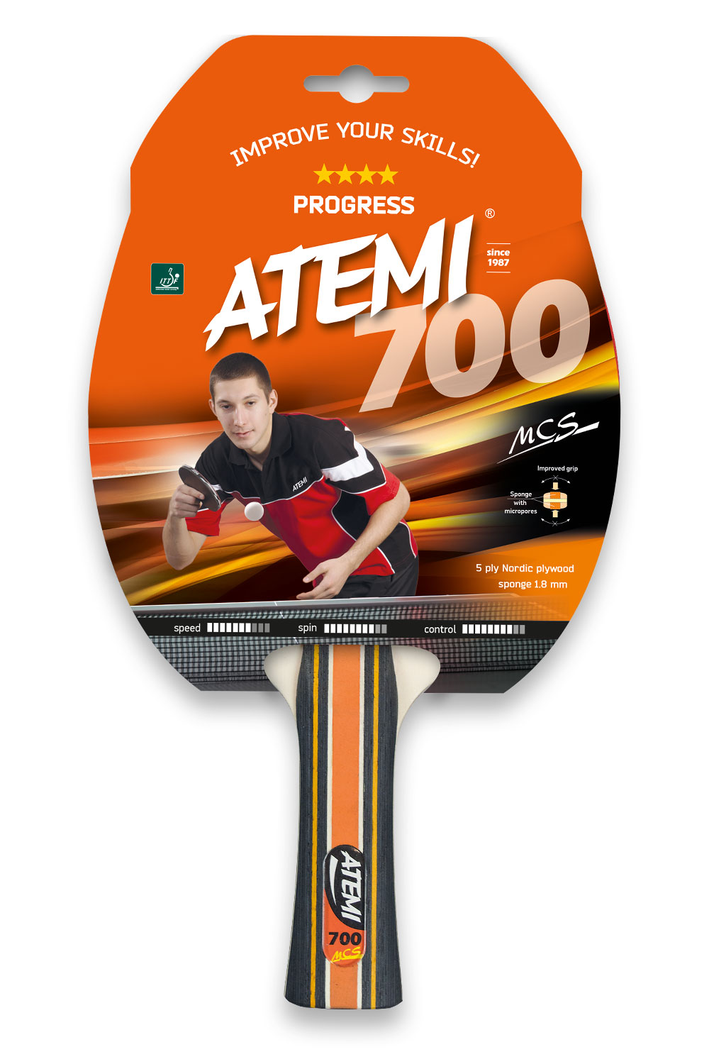 

Ракетка для настольного тенниса ATEMI 700