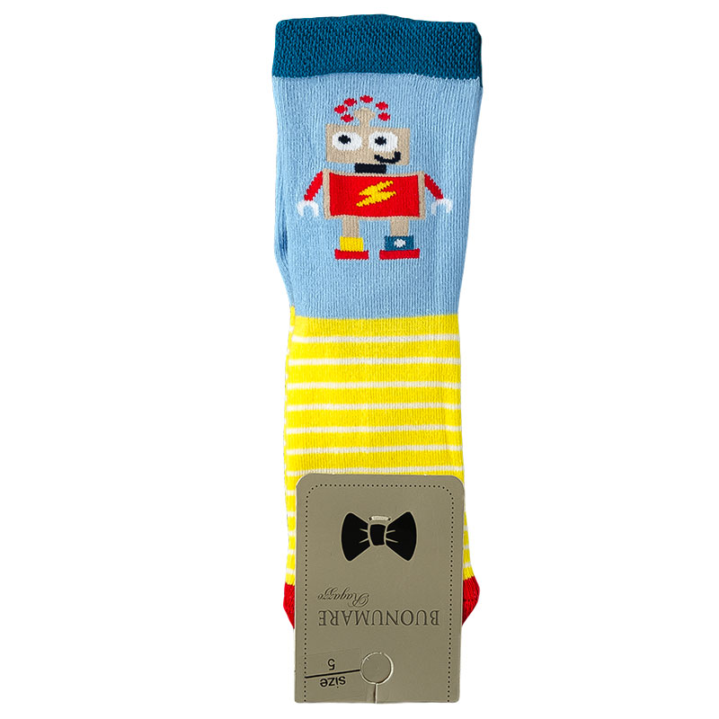 

Носки для мальчика UCS M0C0101-2064 5 years (стопа 17 - 18) см голубой с желтым