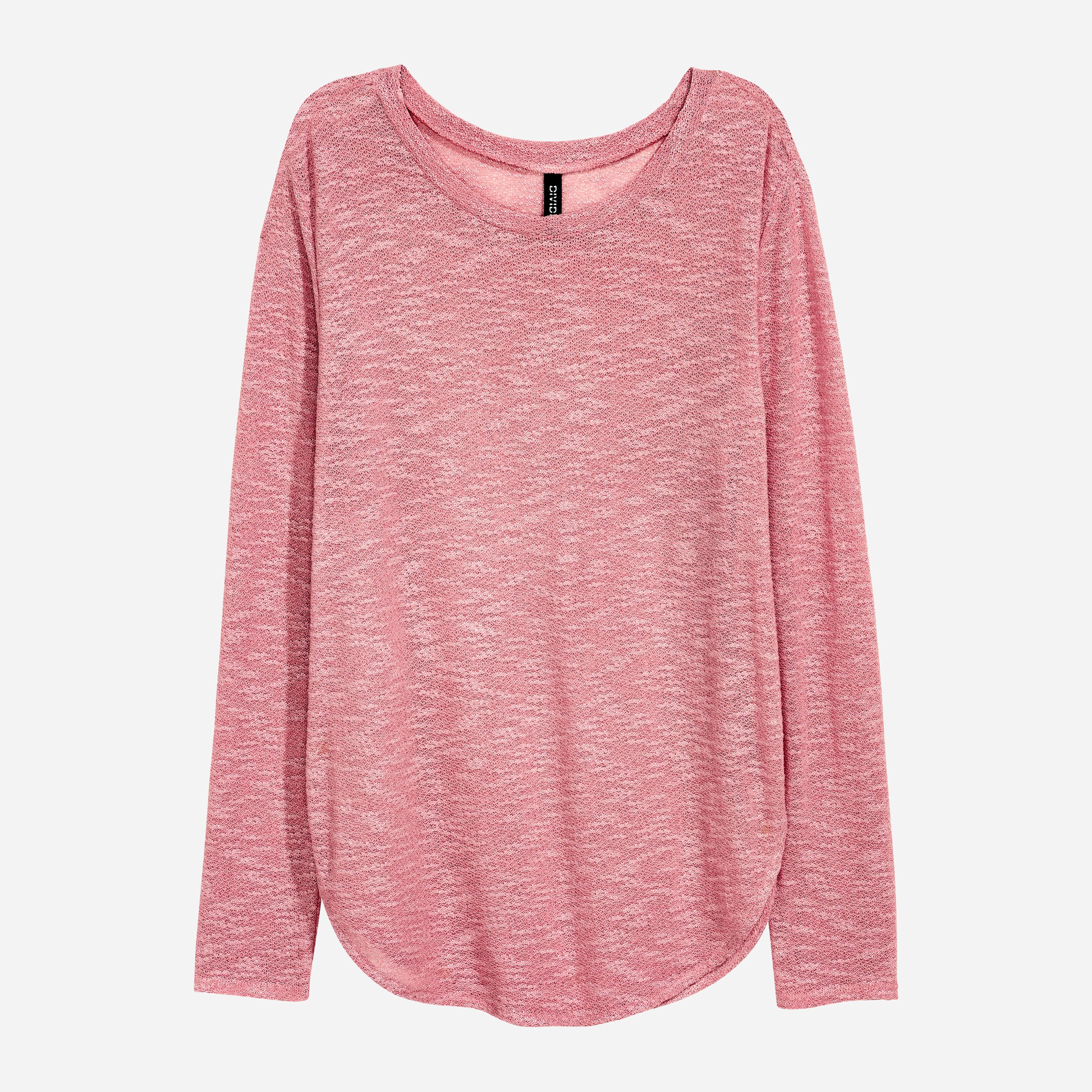 

Лонгслив H&M XAZ063662ZTXU M Розовый