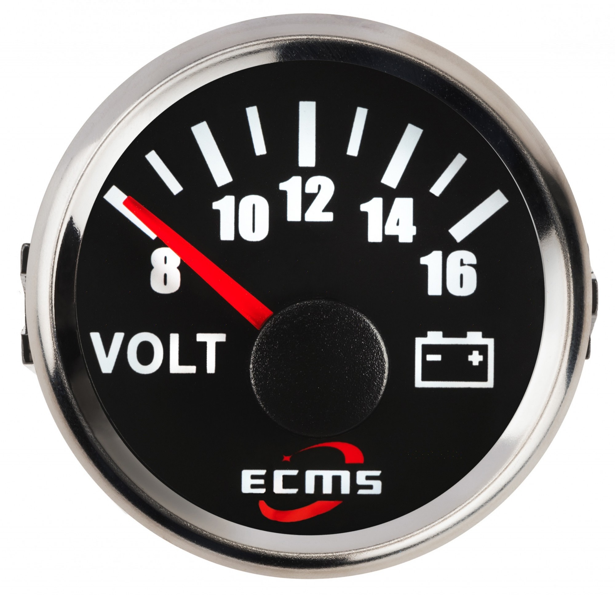 

Вольтметр для лодки ECMS PMV2-BS-8-16 черный 52мм (800-00059)
