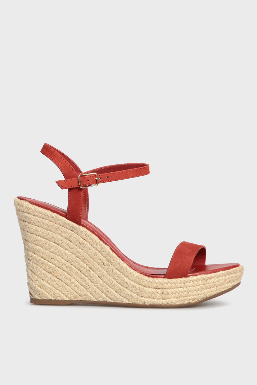 

Женские терракотовые кожаные босоножки Arezzo 39 A0182009190009U