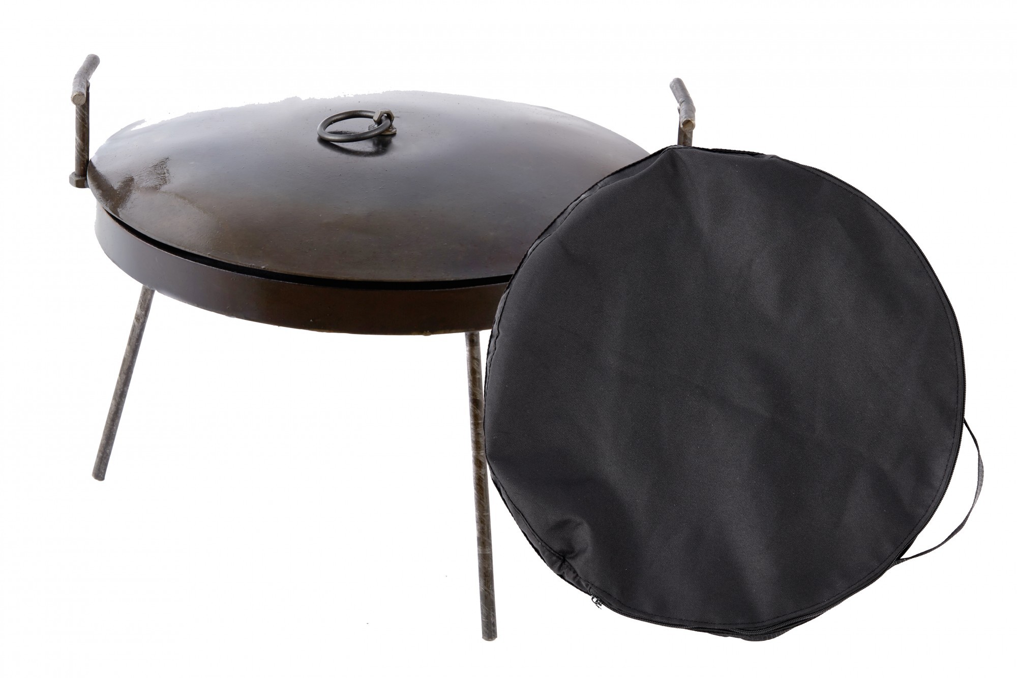 

Сковородка из бороны SHOP PAN 50 см + крышка + чехол