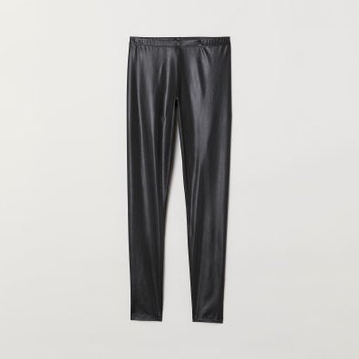 

Леггинсы из искусственной кожи H&M  Черный, Леггинсы из искусственной кожи H&M XL Черный