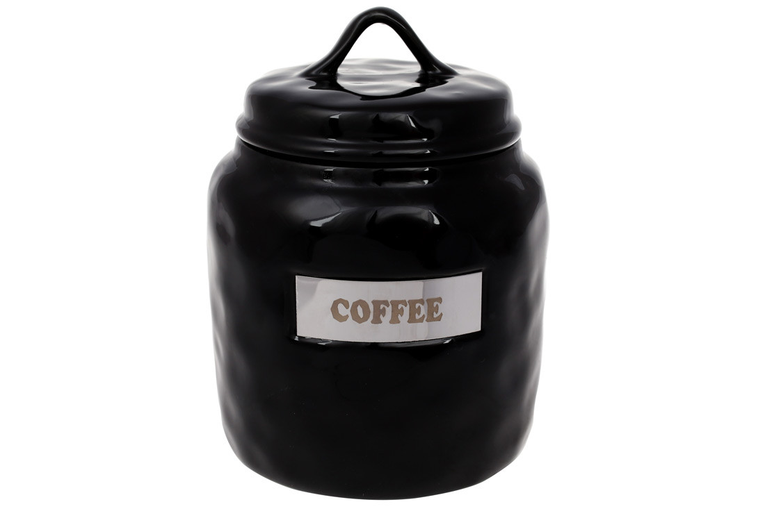 

Банка Bona Di керамическая Coffee, 1,5л, черный 945-323 Коллекция «Home&Profi»