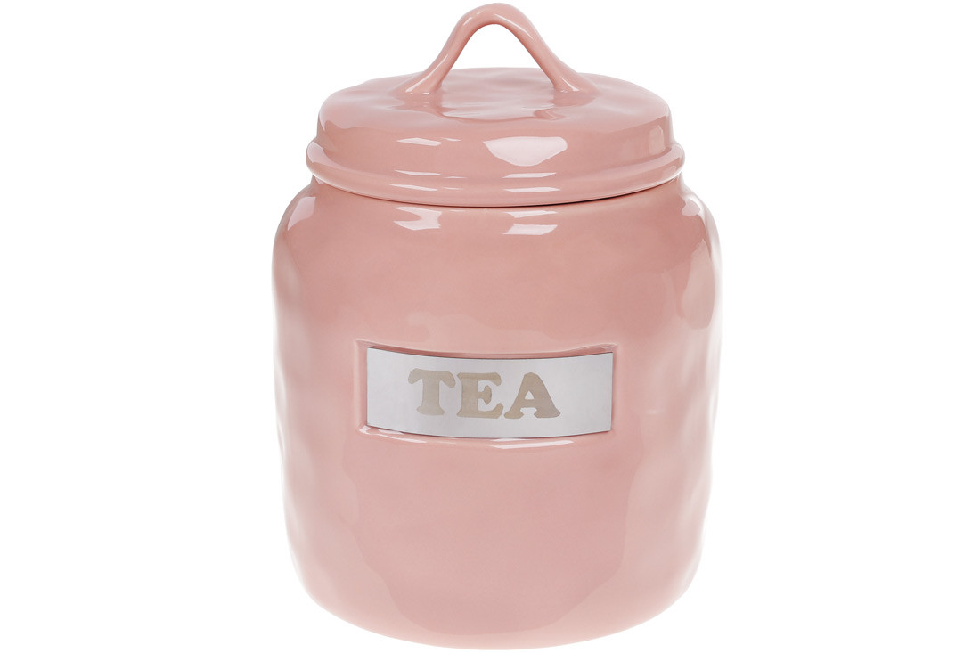 

Банка Bona Di керамическая Tea, 1,5л, розовый 945-322 Коллекция «Home&Profi»