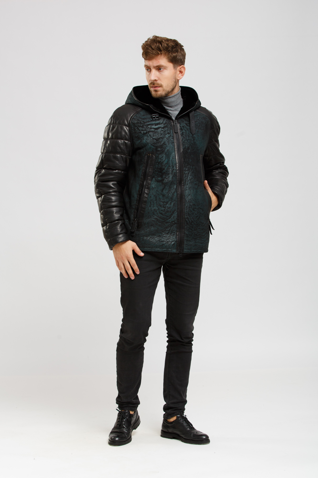 

Куртка CVK Brand  Черный с изумрудным (20-00373, Куртка CVK Brand 50 Черный с изумрудным (20-00373)