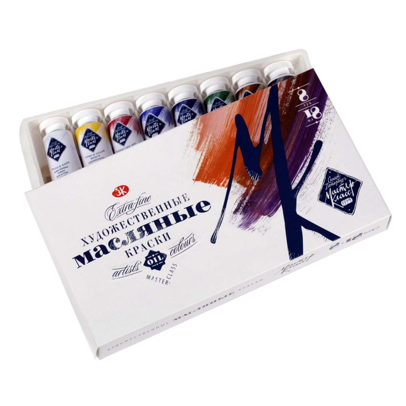 

Краски масляные Мастер-класс 8 цв., 18 мл, Невская Палитра