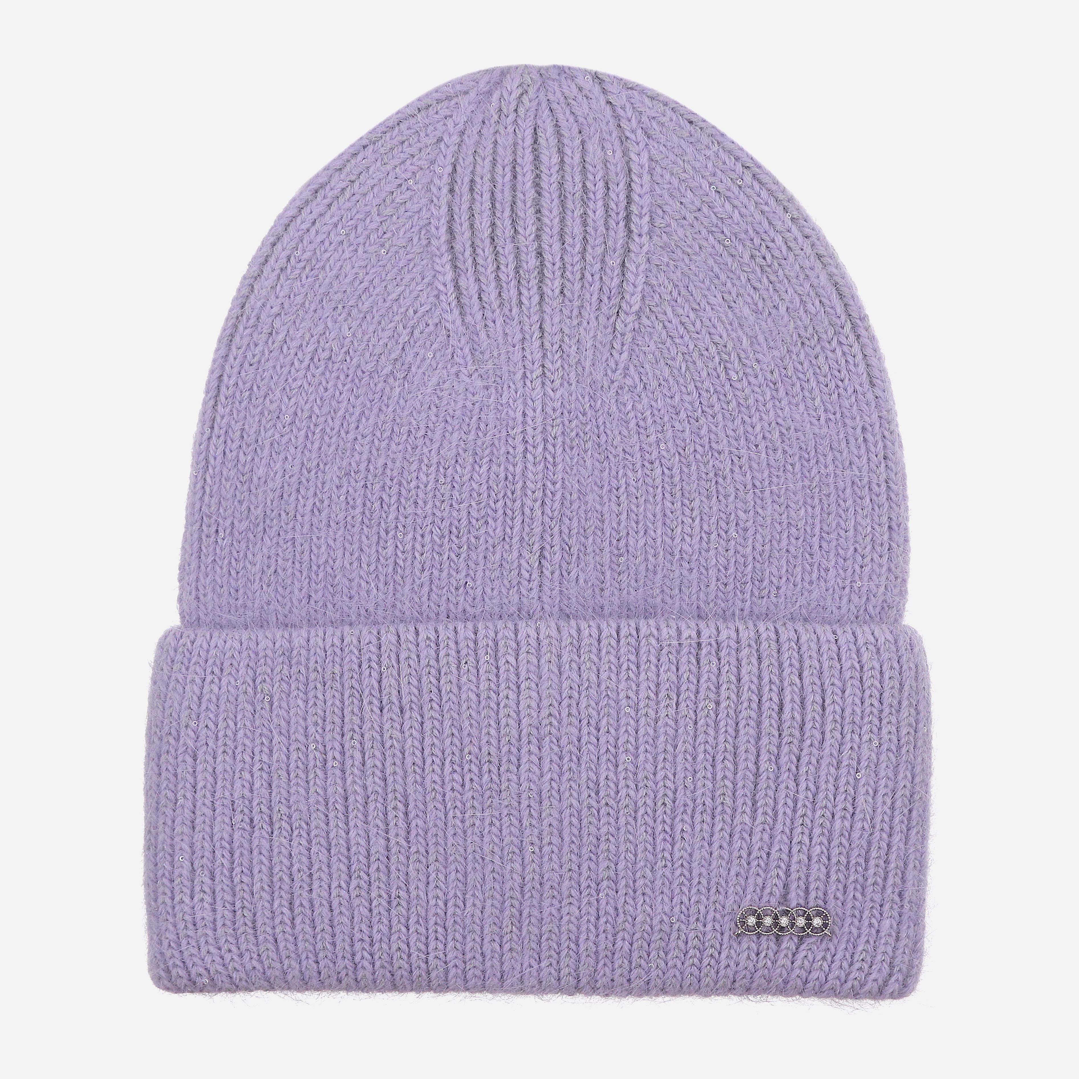 

Зимняя шапка Anmerino Валерия (пайетка) 47185 53-58 см Сиреневая