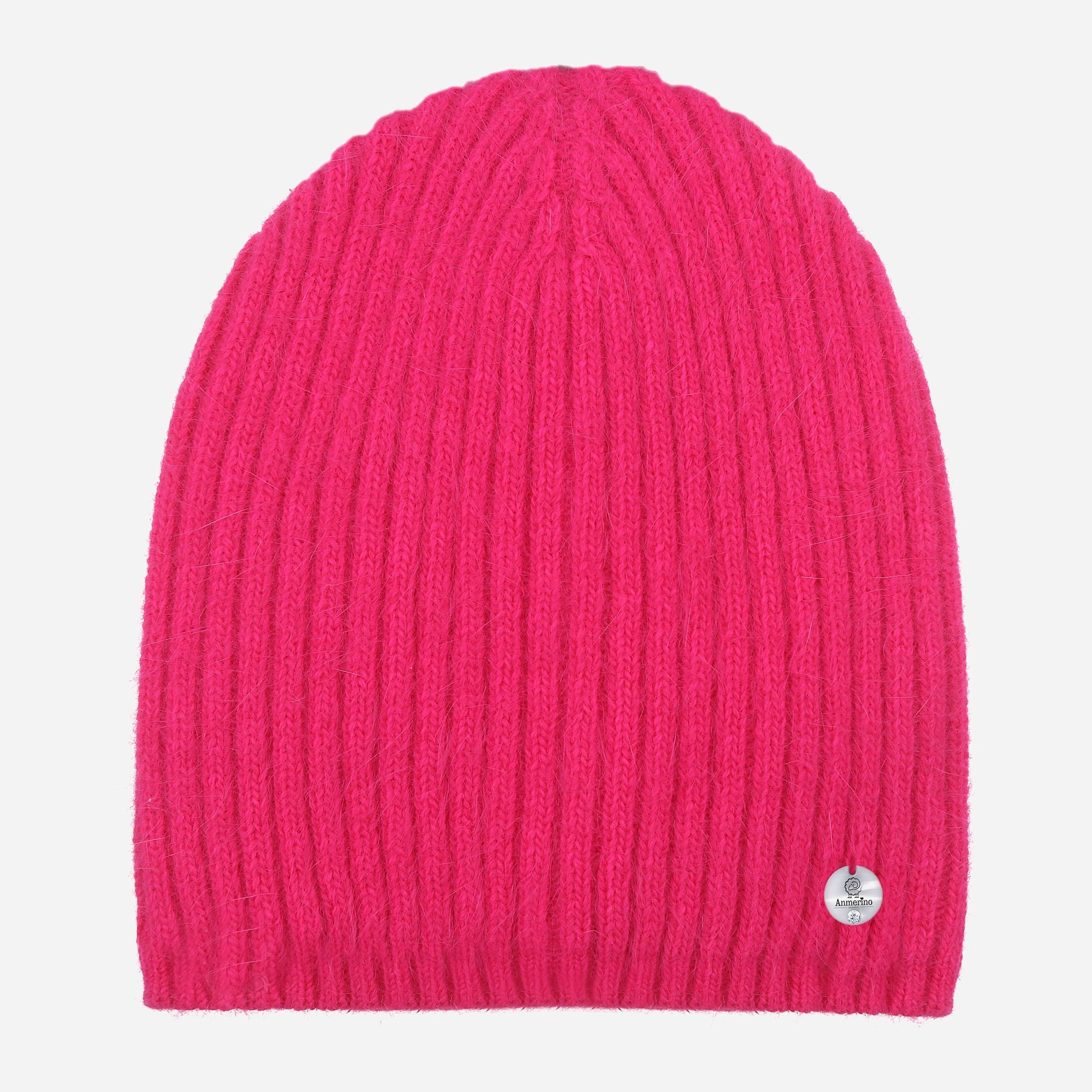 

Зимняя шапка Anmerino Karina на флисе 46587 53-58 см Малиновая