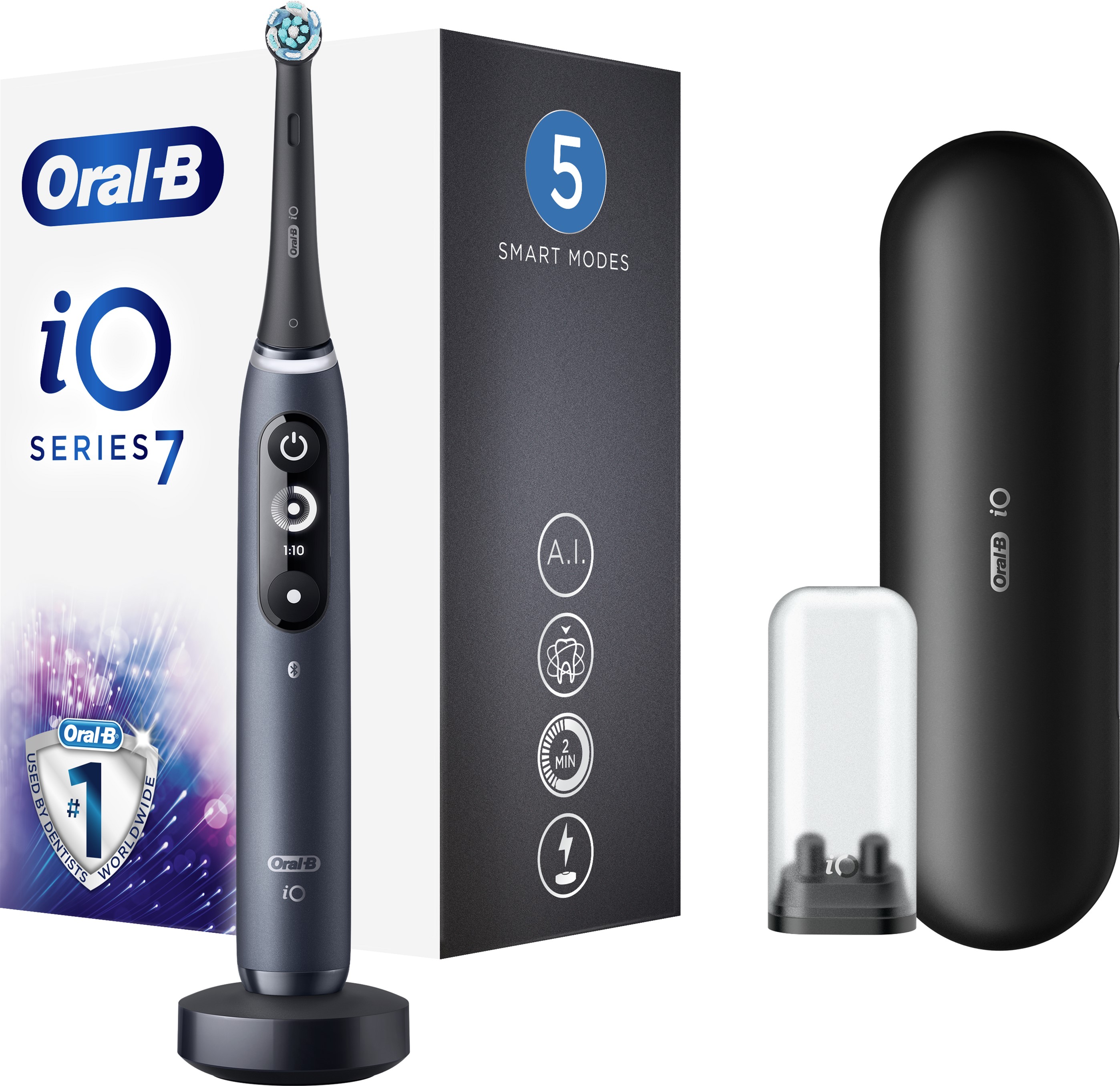 

Электрическая зубная щетка ORAL-B BRAUN iO Серия 7 Черная