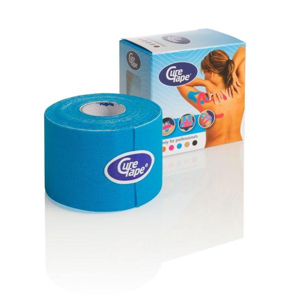 

Кинезио тейп CureTape CLASSIC 5см х 5м Голубой