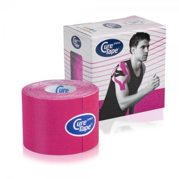 

Кинезио тейп CureTape SPORTS 5см х 5м розовый