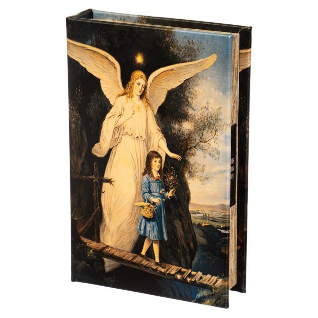 

Книга-сейф на кодовом замке "Ангел-хранитель" Arivans 26х17х5 см черный 05-992