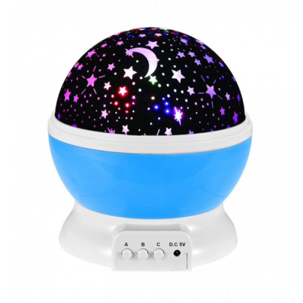 

Проектор звездного неба ночник Star Master Dream Plus голубой (D-2019090524)